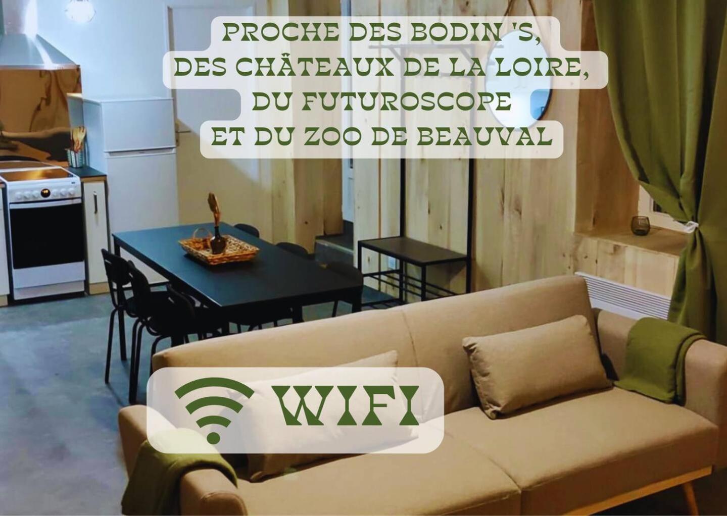 Appartement 2 Chambres Avec Wifi Centre De Descartes Bagian luar foto